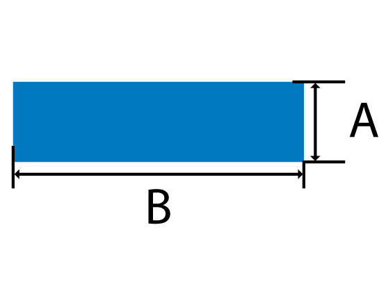 Aluminum Flat Bar cross section